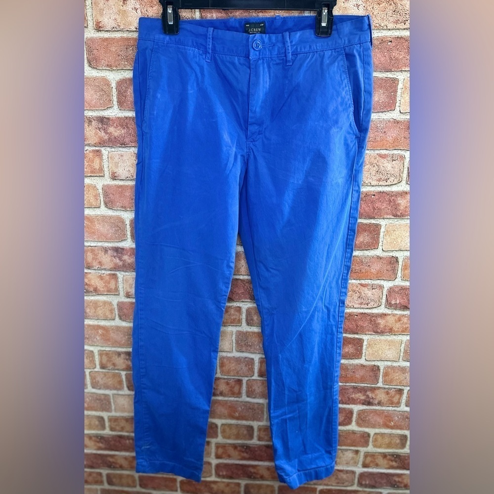 Men’s 100% cotton J Crew Cotton straight fit stretch Chinos